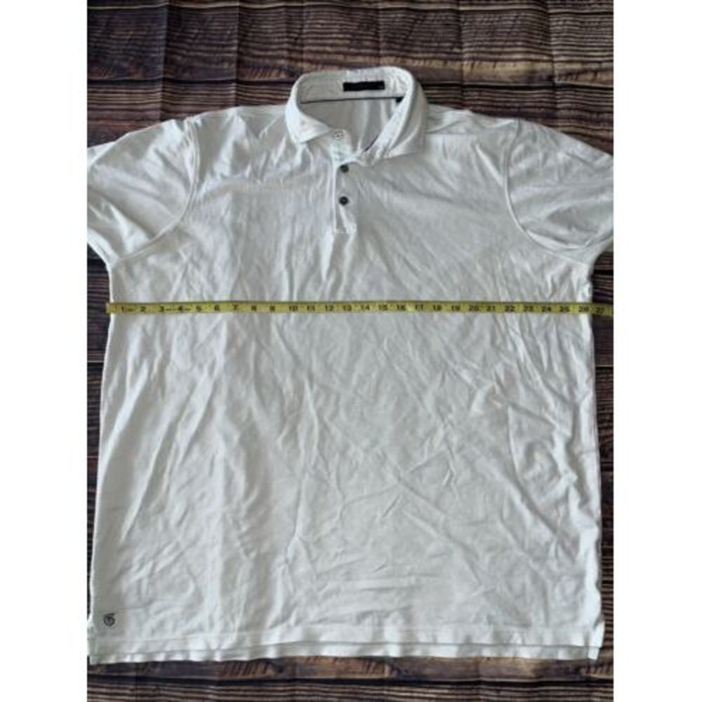 Greyson Short Sleeve Polo Shirt Light Gray Men Size XXL 2XL Fox Logo - Picture 4 of 5